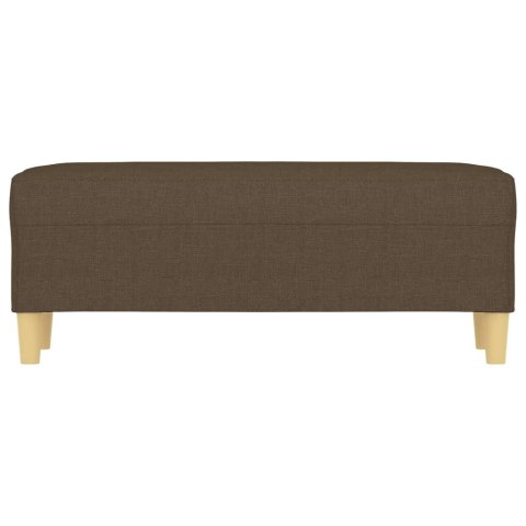 ŁAWKA CIEMNOBRĄZOWA 100X35X41CM TKANINA