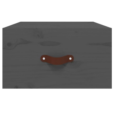 SZAFKI NOCNE WISZĄCE 2 SZT. 40X295X22CM SZARE