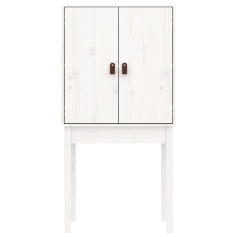 SZAFKA BIAŁA 60X40X120CM DREWNO SOSNOWE