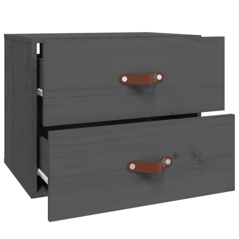 SZAFKA NOCNA WISZĄCA 50X36X40CM SZARA