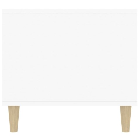 STOLIK KAWOWY BIAŁY POŁYSK 90X49X45CM