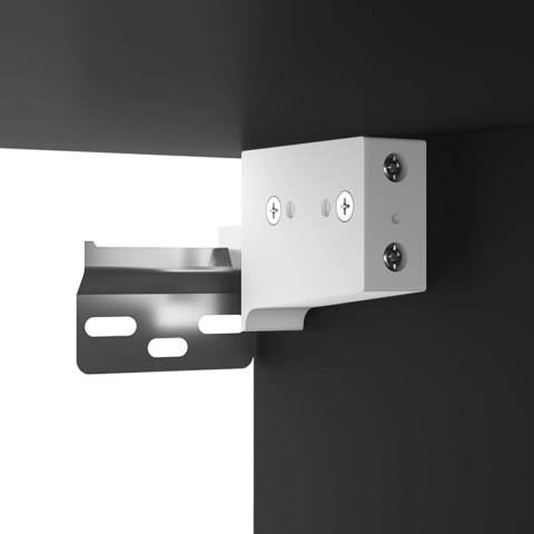 ŚCIENNA SZAFKA NA BUTY CZARNY 70X35X38CM