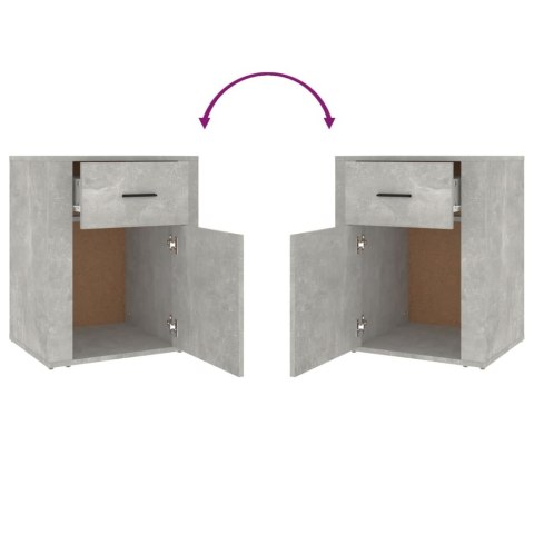 SZAFKA NOCNA KOLOR SZARY BETONOWY 50X36X60CM