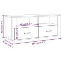 SZAFKA POD TV SZARY BETON 100X35X40CM