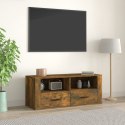 SZAFKA POD TELEWIZOR PRZYDYMIONY DĄB 100X35X40CM