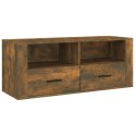SZAFKA POD TELEWIZOR PRZYDYMIONY DĄB 100X35X40CM