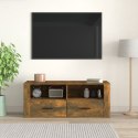 SZAFKA POD TELEWIZOR PRZYDYMIONY DĄB 100X35X40CM