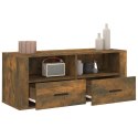 SZAFKA POD TELEWIZOR PRZYDYMIONY DĄB 100X35X40CM