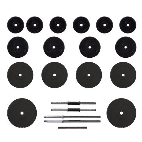 SZTANGA I HANTLE Z OBCIĄŻNIKAMI 60KG