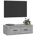 WISZĄCA SZAFKA POD TV SZARY DĄB SONOMA 80X36X25CM