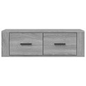 WISZĄCA SZAFKA POD TV SZARY DĄB SONOMA 80X36X25CM