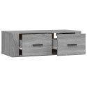 WISZĄCA SZAFKA POD TV SZARY DĄB SONOMA 80X36X25CM