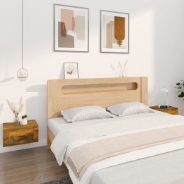 WISZĄCE SZAFKI NOCNE 2 SZT. OPALANY DĄB 50X36X25CM