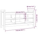 ŁAWKA DO PRZEDPOKOJU BIAŁA 110X40X60CM DREWNO SOSNOWE