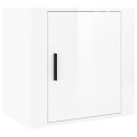 WISZĄCA SZAFKA NOCNA BIAŁY POŁYSK 50X30X47CM