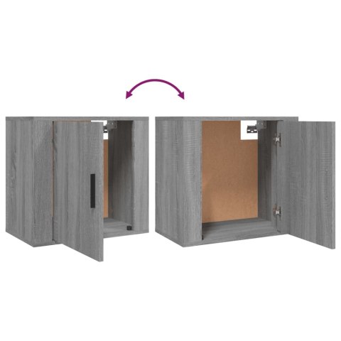 WISZĄCA SZAFKA NOCNA SZARY DĄB SONOMA 50X30X47CM