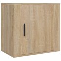 WISZĄCE SZAFKI NOCNE 2 SZT. DĄB SONOMA 50X30X47CM