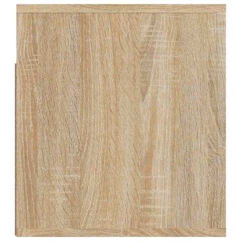 WISZĄCE SZAFKI NOCNE 2 SZT. DĄB SONOMA 50X36X40CM