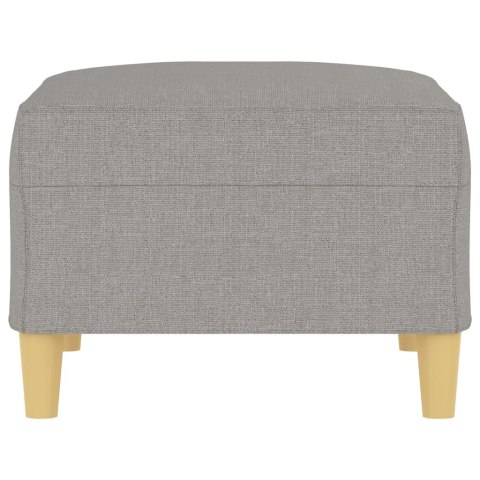 PODNÓŻEK JASNOSZARY 70X55X41CM TAPICEROWANY TKANINĄ