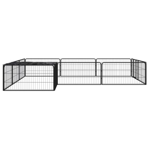 KOJEC DLA PSA 12 PANELE CZARNY 100X50CM STAL