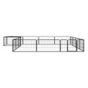 KOJEC DLA PSA 16 PANELE CZARNY 100X50CM STAL