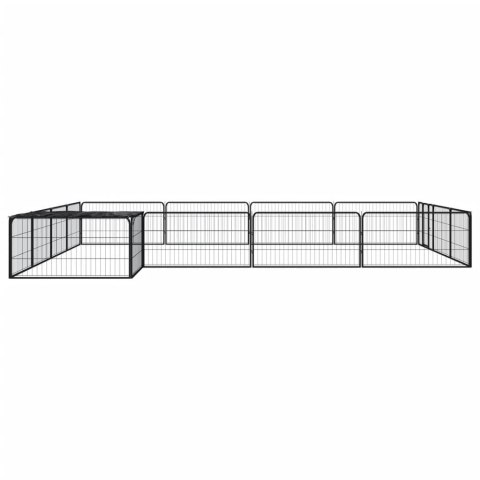 KOJEC DLA PSA 16 PANELE CZARNY 100X50CM STAL