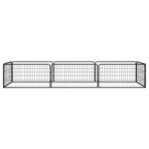 KOJEC DLA PSA 8 PANELE CZARNY 100X50CM STAL