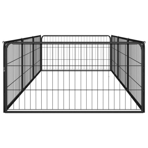 KOJEC DLA PSA 8 PANELE CZARNY 100X50CM STAL