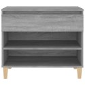 SZAFKA NA BUTY SZARY DĄB SONOMA 70X36X60CM