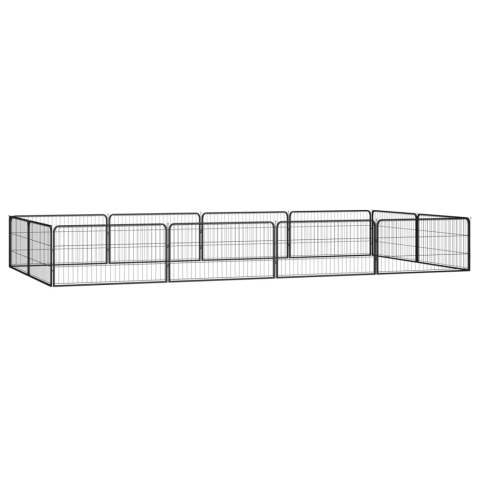 KOJEC DLA PSA 12 PANELE CZARNY 100X50CM STAL