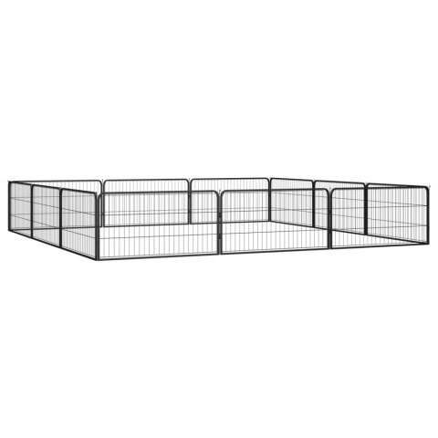 KOJEC DLA PSA 12 PANELE CZARNY 100X50CM STAL