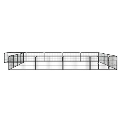 KOJEC DLA PSA 20 PANELE CZARNY 100X50CM STAL