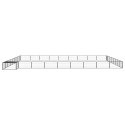 KOJEC DLA PSA 36 PANELE CZARNY 100X50CM STAL