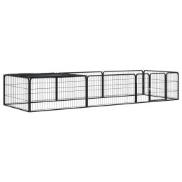 KOJEC DLA PSA 8 PANELE CZARNY 100X50CM STAL