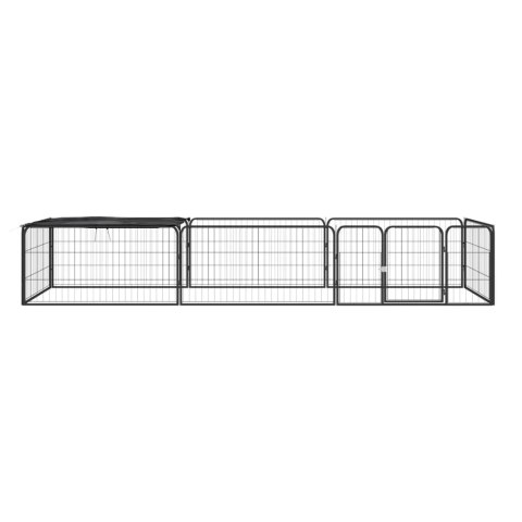 KOJEC DLA PSA 8 PANELE CZARNY 100X50CM STAL