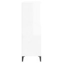WYSOKA SZAFKA BIAŁA POŁYSK 60X36X110CM