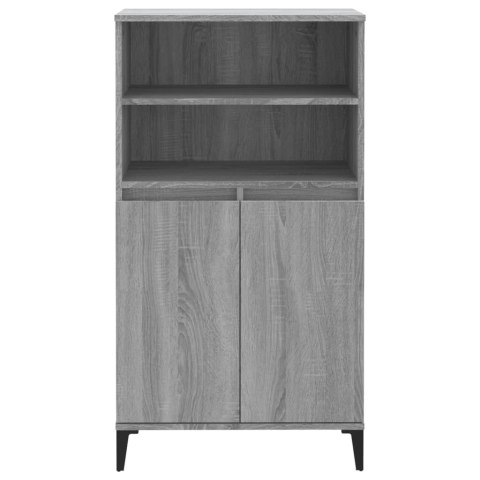 WYSOKA SZAFKA SZARY DĄB SONOMA 60X36X110CM