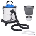 ODKURZACZ DO POPIOŁU FILTR HEPA 1200 W 20L STAL NIERDZEWNA