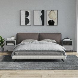 SZAFKI NOCNE 2 SZT. SZARY DĄB SONOMA 40X35X50CM