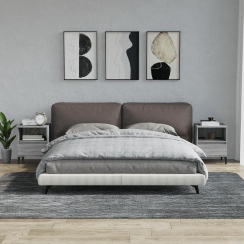 SZAFKI NOCNE 2 SZT. SZARY DĄB SONOMA 40X35X50CM