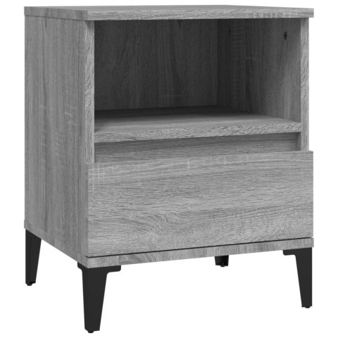 SZAFKI NOCNE 2 SZT. SZARY DĄB SONOMA 40X35X50CM