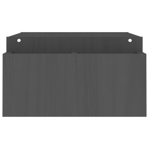 PODSTAWA PODSTAWKA PÓŁKA POD MONITOR SZARA PODWÓJNA