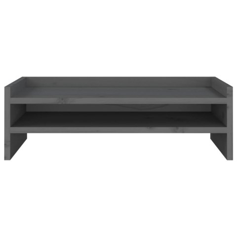 PODSTAWA PODSTAWKA PÓŁKA POD MONITOR SZARA 50X24X16CM