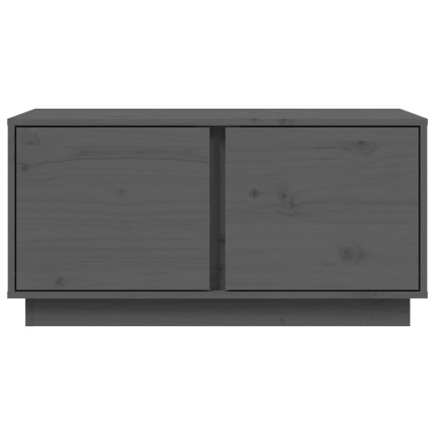 STOLIK KAWOWY SZARY 80X50X40CM DREWNO SOSNOWE