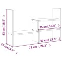 PODSTAWA PODSTAWKA PÓŁKA POD MONITOR CZARNA (39-72)X17X43CM