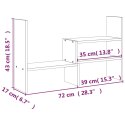 PODSTAWA PODSTAWKA PÓŁKA POD MONITOR MIODOWY BRĄZ (39-72)X17X43CM