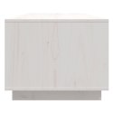 STOLIK KAWOWY BIAŁY 110X50X40CM DREWNO SOSNOWE