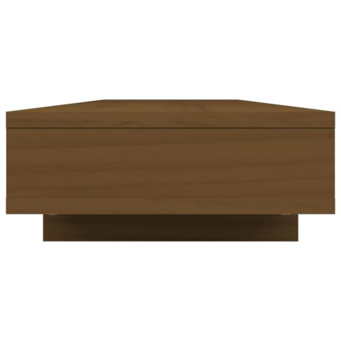 PODSTAWA PODSTAWKA PÓŁKA POD MONITOR MIODOWY BRĄZ PODWÓJNA