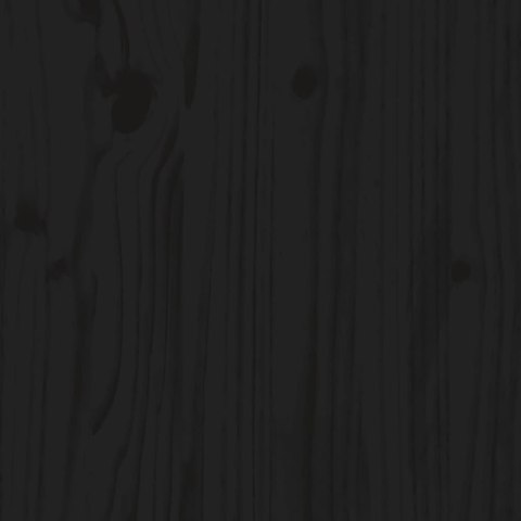 STOLIK KAWOWY CZARNY 80X55X405CM DREWNO SOSNOWE