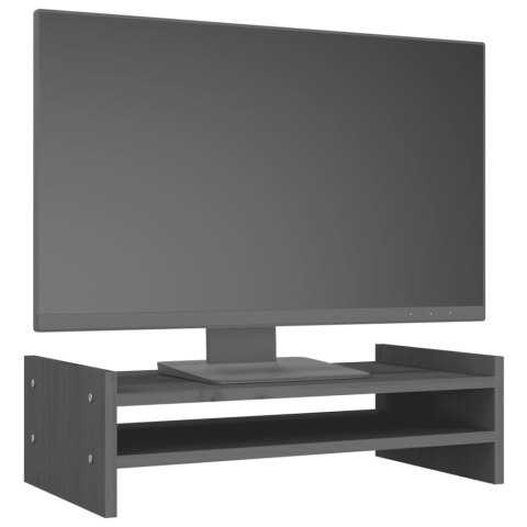 PODSTAWA PODSTAWKA PÓŁKA POD MONITOR SZARA 50X27X15CM